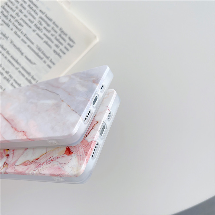 Luxury Girly Fashion Marble Square Phone Case for iPhone 12 11 Pro max