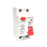Sertifikat CE Tipe Elektromagnetik RCCB 2,4 Kutub 16a 32a 63a 100a Magnetik ELCB RCD RCBO Pemutus Sirkuit Arus Sisa