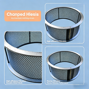 Tamis universel en acier inoxydable perforé pour filtre à farine, pièces de tamis pour broyeur de céréales multifonction à disque denté - Product Image 5
