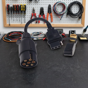 Nouvel adaptateur de remplacement pour connecteur de remorque, de 7 broches européennes à 4 broches américaines, en plastique - Product Image 2