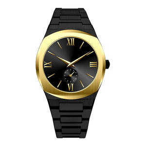 นาฬิกาควอตซ์ผู้ชายสุดหรู สายหนัง ตัวเรือนสแตนเลส กระจกแซฟไฟร์ กันน้ำ ขายส่งจากโรงงาน ผลิตในจีน - Product Image 3