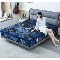 Vente en gros de tapis de lit queen size confortable rouleau dans une boîte chambre à coucher dortoir gel mousse à mémoire de forme matelas de massage hybride en latex