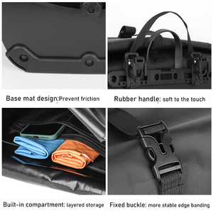 Nuova <span class=keywords><strong>borsa</strong></span> da bici da 25 litri borse e scatole per biciclette impermeabili di alta qualità nere accessori per bici - Product Image 6