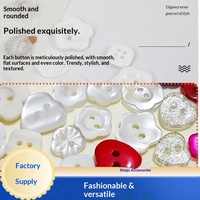 Boutons en résine pour chemises, cardigans, manteaux, pyjamas, colorables, formes simples (carré, cœur, fleur de prunier, irrégulière), à 2 ou 4 trous