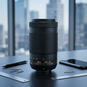 Lente de Zoom Teleobjetivo <span class=keywords><strong>Nikon</strong></span> AF P 70-300mm VR Usado para Cámaras DSLR con Montura F <span class=keywords><strong>D3500</strong></span> D5600 D7500 D7200 D610 D750 - Product Image 3