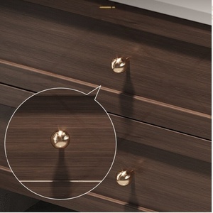 New Chinese style solid wood walnut bathroom cabinet toilet side extension oak washbasin face bathroom cabinet - Product Image 6