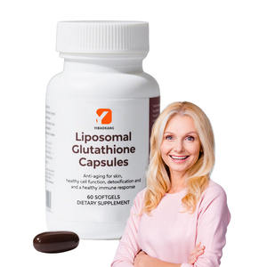 Liposoma glutatión 500mg 60 cápsulas blandas antienvejecimiento desintoxicación respuesta inmune colágeno suplemento antioxidante - Product Image 1