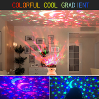 Lumière disco sans fil bleu dent haut-parleur musique lumière rgb ampoule rotative scène lampe cristal boule magique Led Dj fête boule ampoule