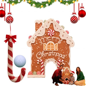 Jeu de golf en pain d'épices, jouet de Noël d'intérieur, style traditionnel, plaisir familial - Product Image 1