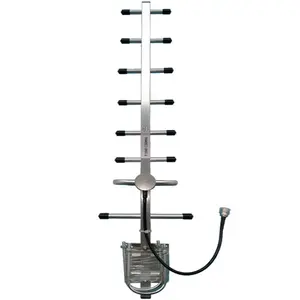 470-510MHz 433MHz Vhf antenne Yagi d'aluminium tube 10dBi à gain élevé 8 éléments 400mhz 480mhz UHF 446MHz CDMA450mhz antenne