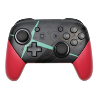 Nuevo Diseño, Control de Juego con Motor de Vibración con Cable y Batería Integrada de 1000 mAh para Switch Pro, Accesorio para Juegos de PC