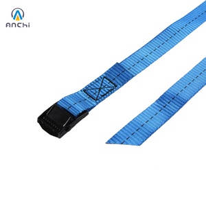 <strong>Adjustable</strong> 25mm 3m Ratchet Tie Downs With Cam Buckle 250kgs Capacity Lashing Strap