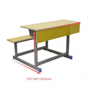 Meubles scolaires, table <span class=keywords><strong>d</strong></span>'école en bois double pour élèves, <span class=keywords><strong>banc</strong></span> et bureau pour l'école - Product Image 1