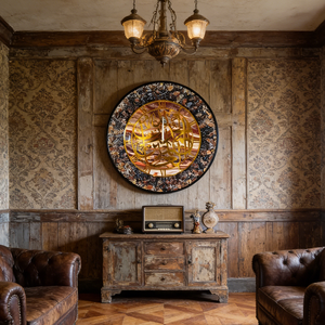 <span class=keywords><strong>Orologio</strong></span> <span class=keywords><strong>da</strong></span> <span class=keywords><strong>Parete</strong></span> di Lusso con Design a Conchiglia, Stampa Acrilica di Alta Qualità, <span class=keywords><strong>Orologio</strong></span> Islamico Musulmano Creativo per Soggiorno - Product Image 2
