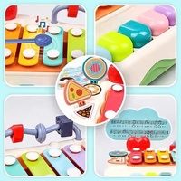 Kid Montessori Multifunctional Cake Rainbow Baby Music Plastic Percussion Instrument Kid Toy