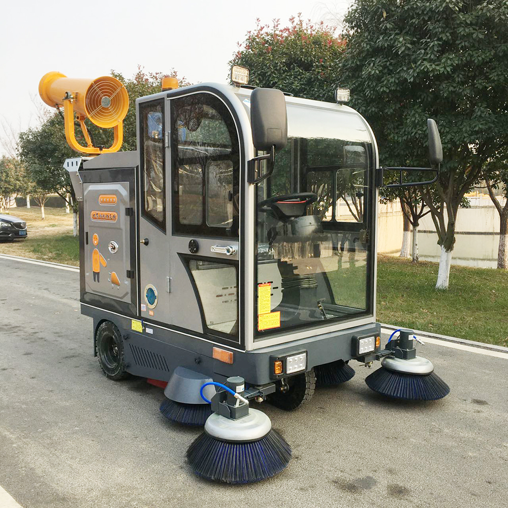 Limpeza Elétrica Enorme Assoalho Sweeper Passeio No Poder Da Bateria Equipamento De Limpeza De Rua Vassoura Automática