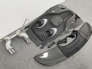 Kit de carrosserie de style amélioré pour <span class=keywords><strong>McLaren</strong></span> 540C 570S Becquet de hayon en fibre de carbone véritable Pare-chocs d'échappement de voiture comme <span class=keywords><strong>600LT</strong></span> - Product Image 2