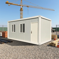 Maisons préfabriquées, maisons mobiles, maisons modulaires, petites maisons, maison-conteneur de 20 pieds en kit avec structure en acier galvanisé