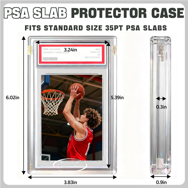 what are the dimensions of a psa graded card TOYGER Grading Card Sleeves 50pcs (90% UV Protection) Perfect for PSA- –  TOYGER Official Shop main image 1