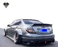 Kit de carrosserie large robot classe C w204 kit de carrosserie large en fibre de verre pour Mercedes classe C