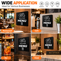 Autocollant de menu numérique NFC auto-adhésif personnalisé, panneau intelligent à toucher pour consulter le menu, pour les tables et les comptoirs de restaurant