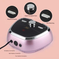 Perceuse à ongles électrique SML 35000 tr/min SML M3 avec pédale, modes main et pied, machine de manucure et pédicure pour nail art