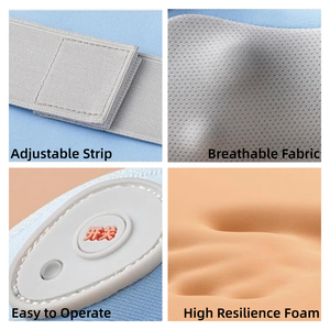 Coussin <span class=keywords><strong>de</strong></span> massage léger bidirectionnel à 8 têtes, rechargeable, intensité réglable, mousse haute résilience, pour le dos et le corps entier - Product Image 5