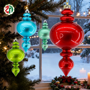 Fabrikgefertigte, individuelle Weihnachtskugeln, speziell geformte Weihnachtsdekoration, hängende Kunststoff-Weihnachtskugeln, einzigartige Kugeln - Product Image 1