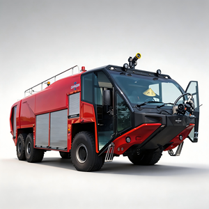 Camion de pompiers aéroportuaires ARFF 6X6 pour la lutte contre les incendies d'avions - Product Image 1