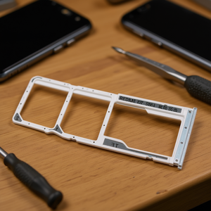 Bandeja para Tarjeta SIM Blanca de Repuesto para Redmi 10C, Componente de Reparación con Ranura Micro SD - Product Image 3