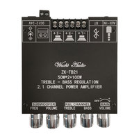 Module d'amplificateur de subwoofer de puissance 2*50W+100W TPA3116D2, carte d'amplificateur 2.1 canaux classe D TPA3116, égaliseur audio stéréo