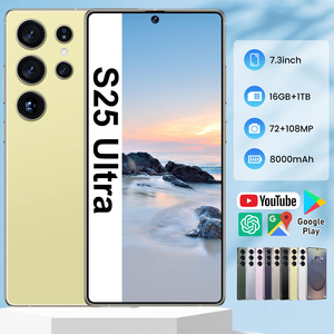 Teléfono Inteligente S25 Ultra de Alta Resolución, Cámara Dual de 72+108MP, Pantalla de <span class=keywords><strong>7</strong></span>.3 Pulgadas, 8000mAh, 16GB+1TB, Doble SIM, Ranura para Tarjeta TF, Versión Global - Product Image 3