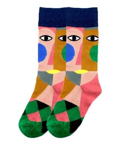 Soft Womans Fashion Organic Cotton <strong>Socks</strong> for Woman Ladies High Quality Bamboo Polyester Women <strong>Art</strong> <strong>Sock</strong> Colorful Cute <strong>Socks</strong> - Product Image 6