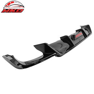 สำหรับรถยนต์โตโยต้า คัมรี่ ปี 2018-2024 รุ่น SE XSE  ดิฟฟิวเซอร์หลังพร้อมไฟ LED - สีดำเงา ชุดแต่งคุณภาพสูง - Product Image 3