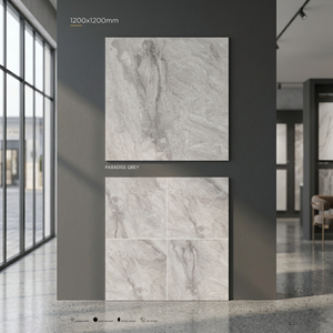 Vistaar - Baldosas de Porcelana Pulida con Aspecto de Mármol, 1200x1200 mm, para Pisos y Decoración - Product Image 1