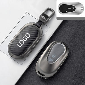 Couvercle de porte-clés DM compatible avec le protecteur de porte-clés en fibre de verre véritable <span class=keywords><strong>Mercedes</strong></span> Benz convient à la coque de boîtier de porte-clés de classe BenzClass G - Product Image 4