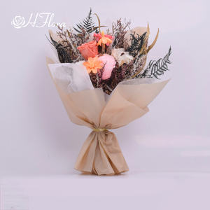 HFlora - Ramo de Flores Secas Artificiales en Oferta, Color Personalizado, Larga Duración, Ecológico, para Bodas, Día de <span class=keywords><strong>la</strong></span> Madre, Navidad - Product Image 2
