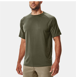 Camiseta deportiva ajustada <span class=keywords><strong>para</strong></span> <span class=keywords><strong>hombre</strong></span> al por mayor, ropa de <span class=keywords><strong>gimnasio</strong></span> de secado rápido, pantalla de seda <span class=keywords><strong>para</strong></span> correr, entrenamiento muscular, Camiseta deportiva barata - Product Image 4