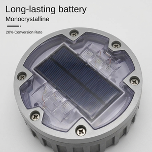 Luz LED Recargable Empotrada para Carreteras, <span class=keywords><strong>de</strong></span> Plástico Blanco, con Energía Solar, IP68, Bajo Mantenimiento, 143 mm - Product Image 4