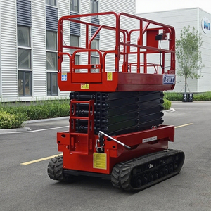 Plateforme élévatrice à ciseaux hydraulique électrique mobile autopropulsée de petite taille, directement de l'usine chinoise, de haute qualité, <span class=keywords><strong>prix</strong></span> de la plateforme élévatrice à ciseaux - Product Image 3