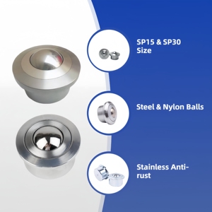 สายพานลำเลียง Bull's Eye BEARING Belt สายพานลำเลียง <span class=keywords><strong>SP</strong></span>-15แบริ่งลูกปืนไนล่อนและเหล็กบอลสแตนเลส <span class=keywords><strong>SP</strong></span>-30 - Product Image 2