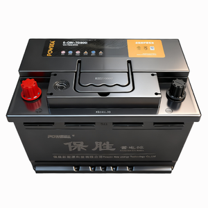 新型POWSEAカーバッテリー 高CCA MF DIN75 充電式 <span class=keywords><strong>12V</strong></span> 75Ah 鉛蓄電池 トラック＆車用 - Product Image 2