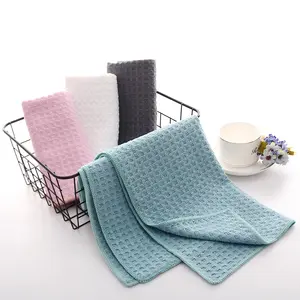 Индивидуальный логотип, роскошные мягкие супер впитывающие вафельные дизайнерские банные полотенца, набор махровых полотенец, кухонные полотенца для рук
