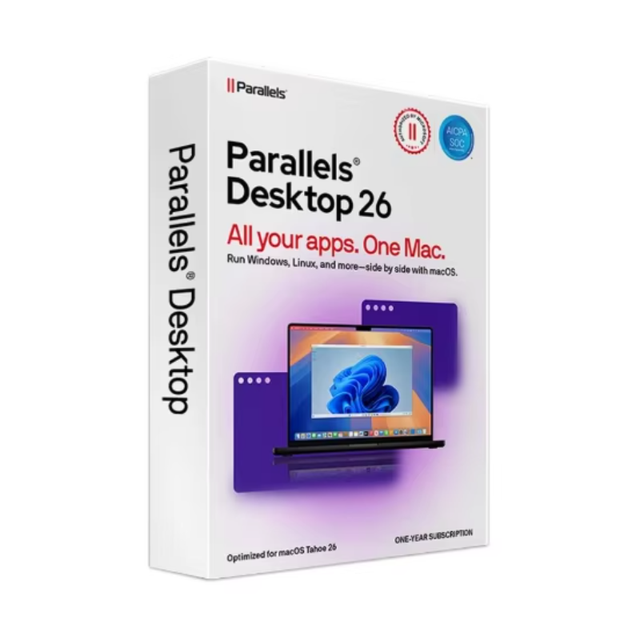 PD26 Parallels Desktop 26 Pro Business Standard for Mac OS | Lifetime Activation DVD Optical Drive Disc
