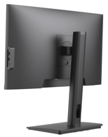 Ordinateur de bureau tout-en-un 23,8 pouces blanc et noir avec 8 Go + 256 Go, haut-parleur et support relevable