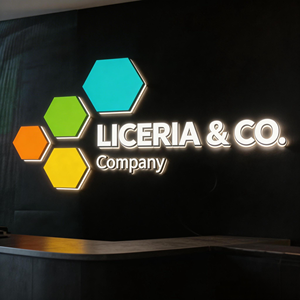 Insegna Luminosa a <span class=keywords><strong>LED</strong></span> in Acrilico per Interni, Logo Aziendale Personalizzato 3D, Lettere Retroilluminate a <span class=keywords><strong>LED</strong></span> Personalizzate - Product Image 1