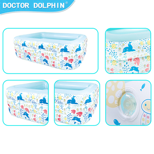 Medico <span class=keywords><strong>delfino</strong></span> famiglia Full size Lounge Pool per bambini giardino eco-friendly pvc all'aperto gonfiabile piscina per bambini - Product Image 5