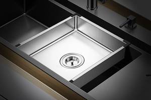 Fregadero de Cocina Grande de Acero Inoxidable Nano Negro con Lavavasos Integrado y Portacuchillos - Product Image 4