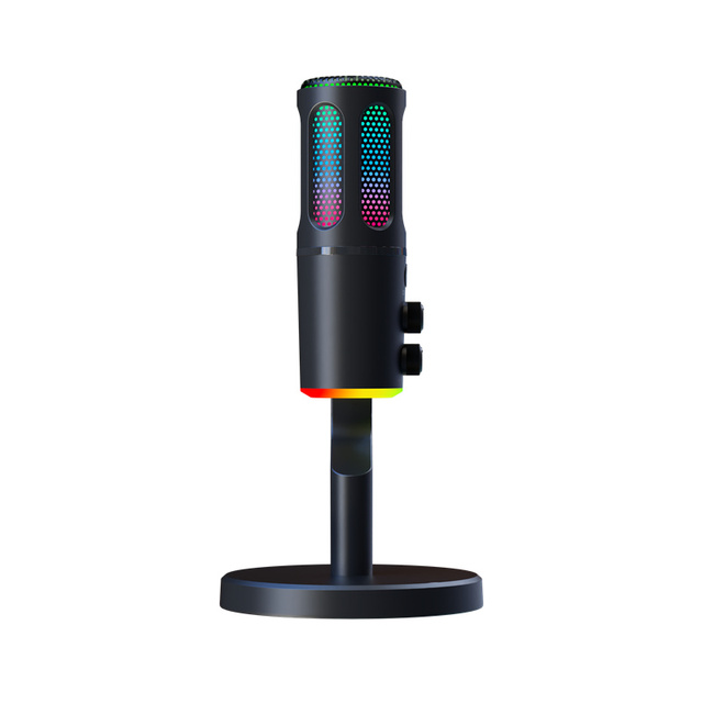 USB Microphone Gaming Computer Condenser PC Mic with Noise Reduction Stand for Streaming Podcasting Vocal with Noise Reduction