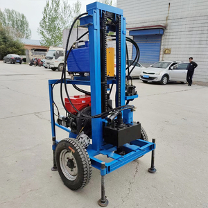 중국 인증 공급 18HP 디젤 엔진 탐사 작은 우물 드릴링 기계 트레일러 - Product Image 3